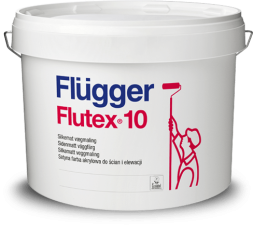 Flügger Flutex 10 акриловая краска 10л