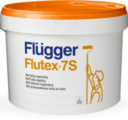 Flügger Flutex 7S Шелковисто-матовая латексная краска 10 л