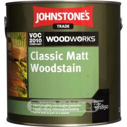 Johnstones Classic Matt Woodstain тонируемый антисептик для древесины 5л